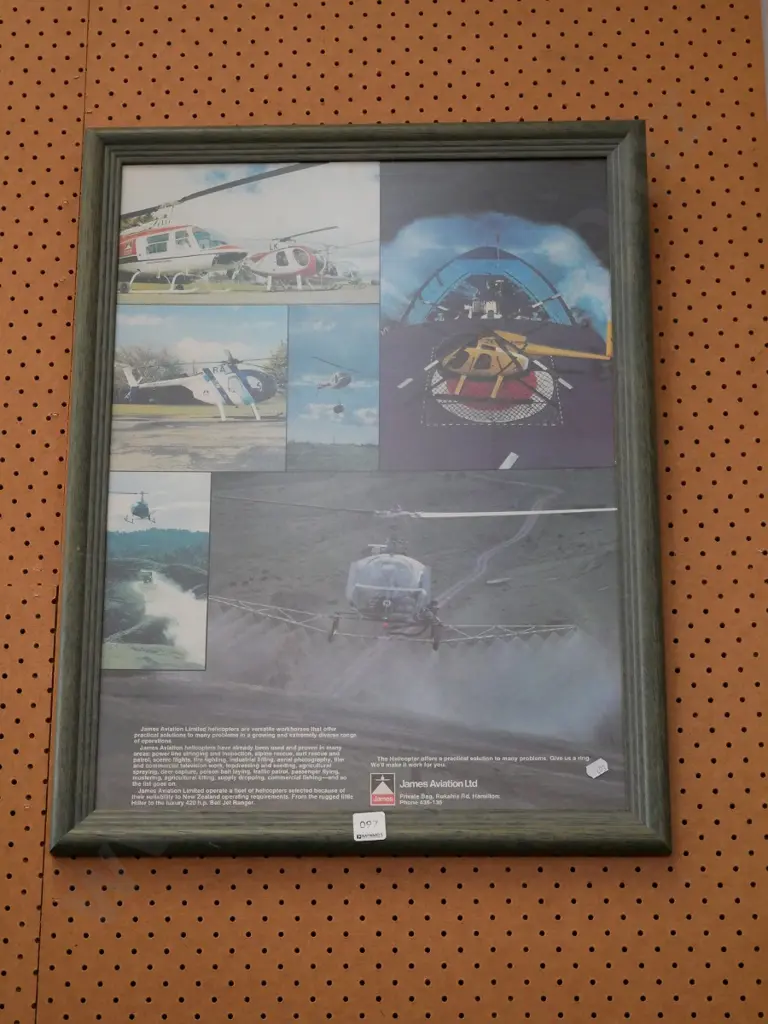framed James Aviation poster print  Image 1++