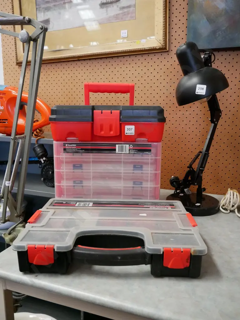 2 x plastic organisers Image 1++