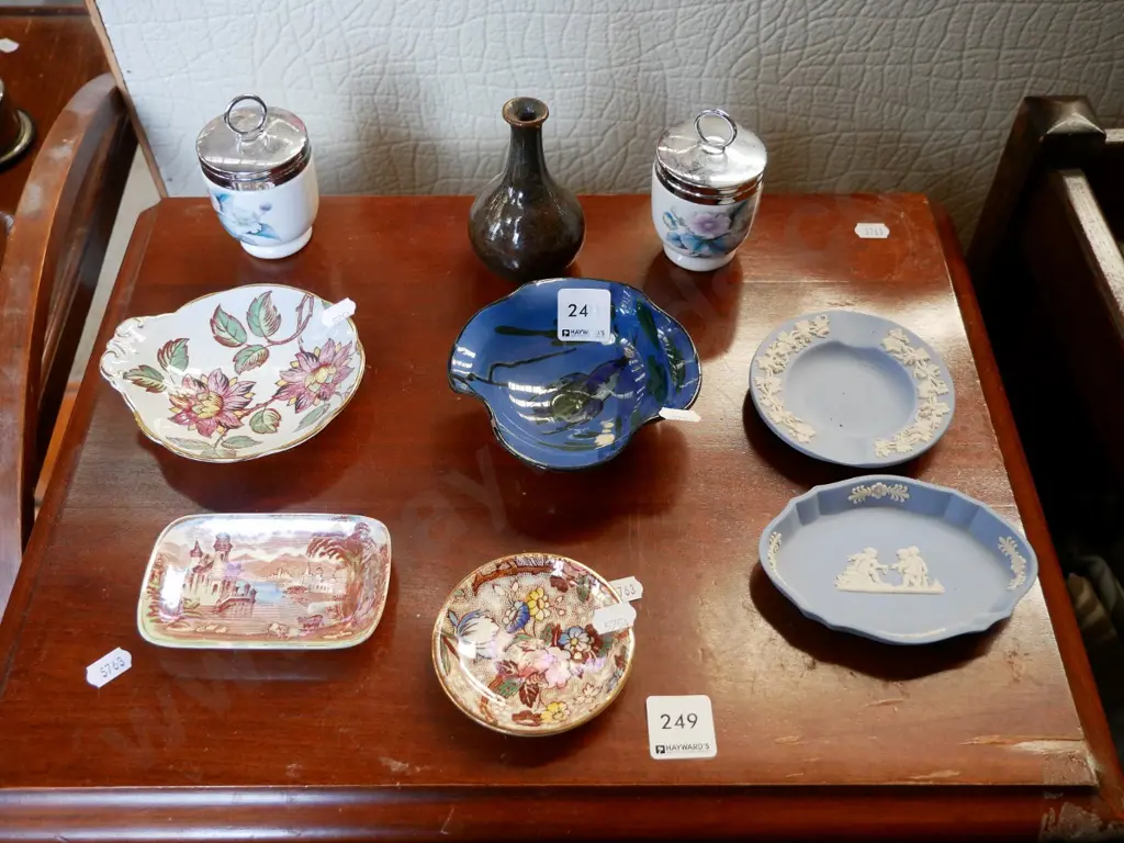 2 egg coddlers, dishes, bud vase etc Image 1++