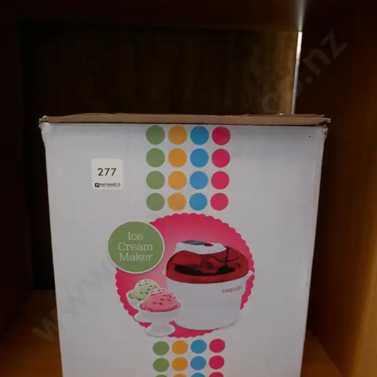 ice cream maker