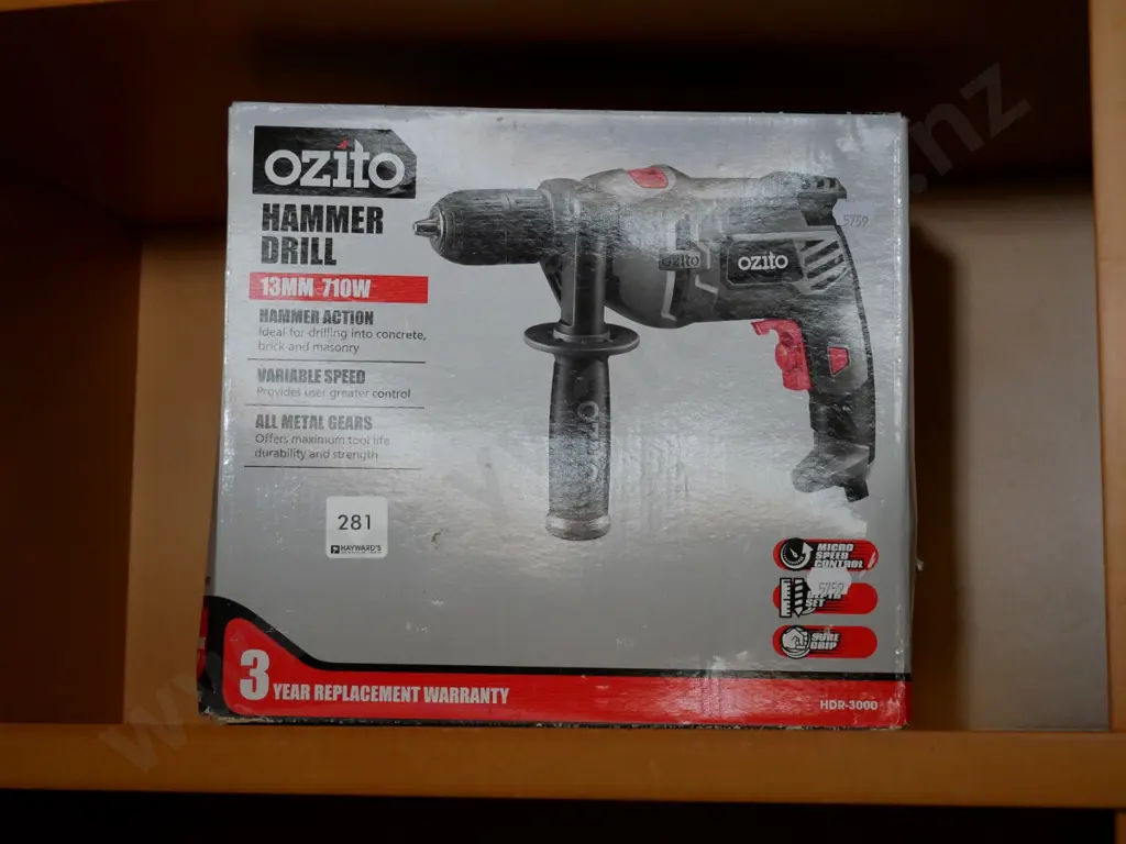 Ozito corded hammer drill Image 1++