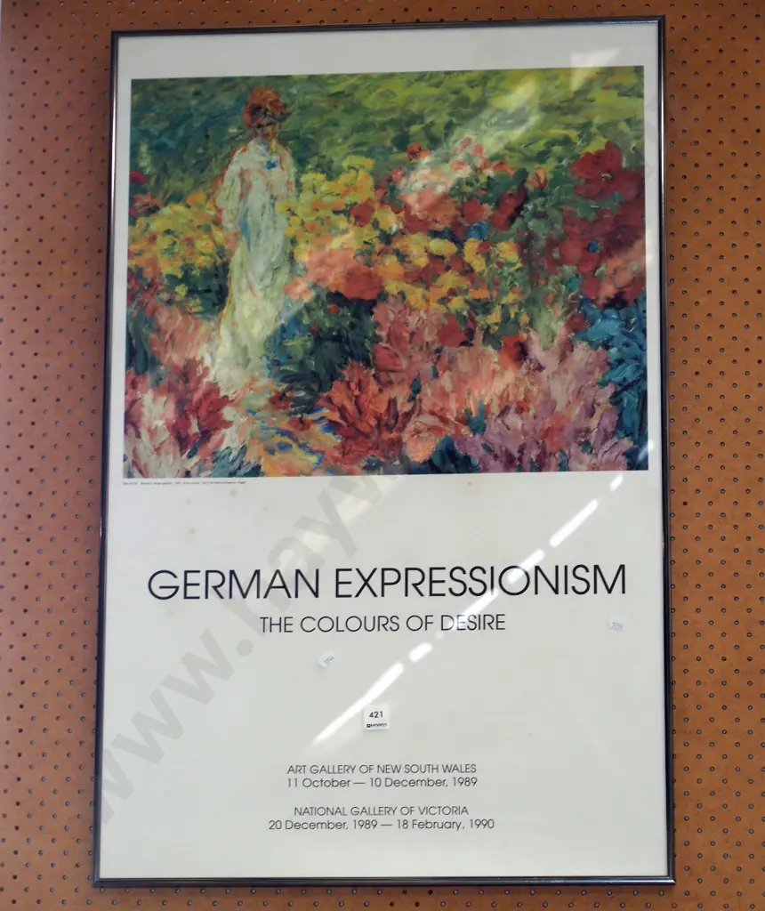 framed poster print - German expressionism exhibit Image 1++