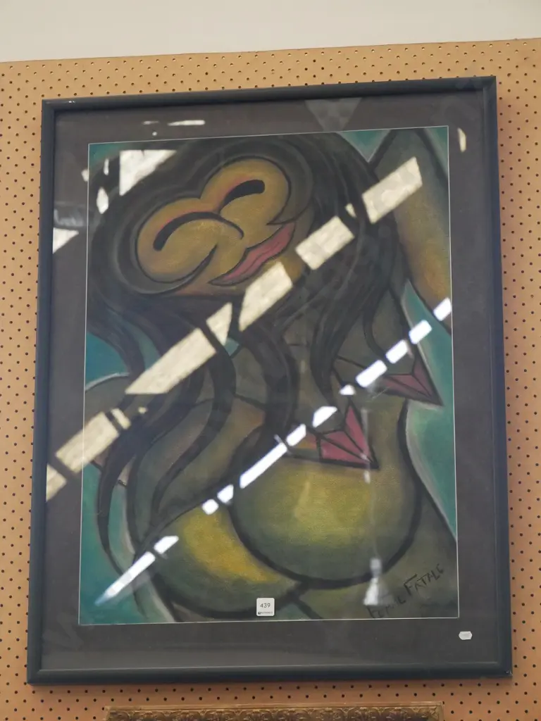 framed pastel - Femme Fatale Image 1++