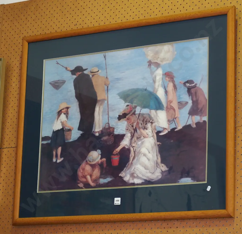 framed print - by the seashore Image 1++