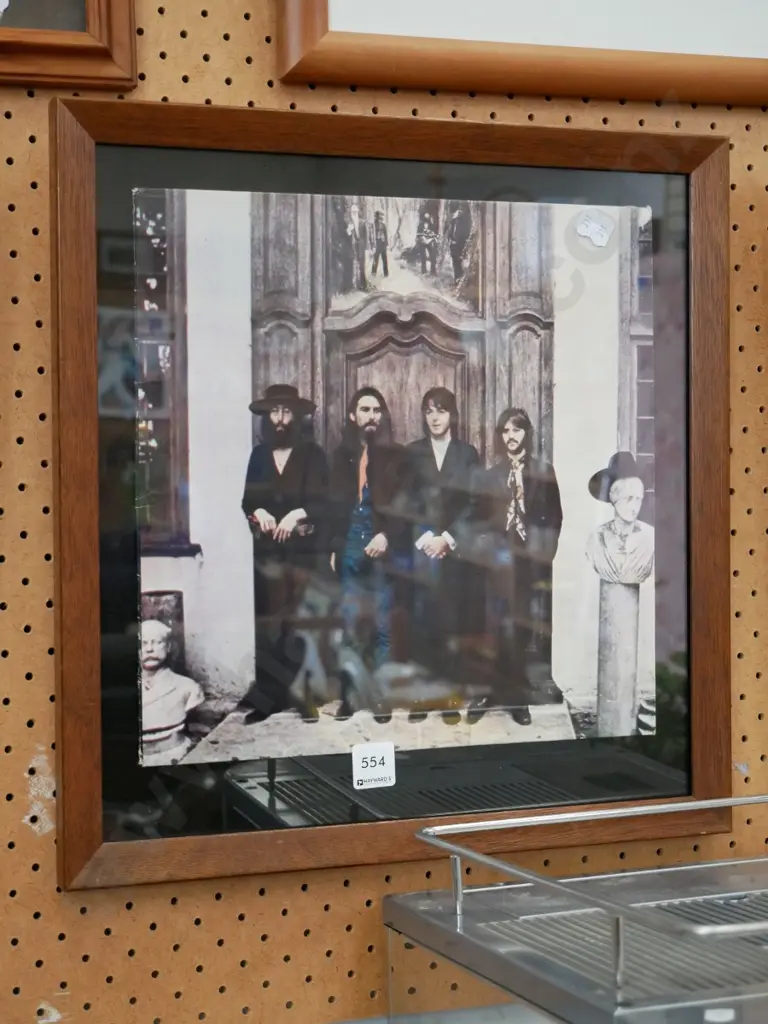 framed Beatles album cover Image 1++