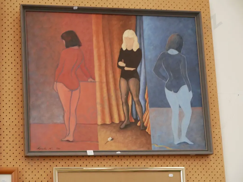 framed acrylic - dancers Image 1++