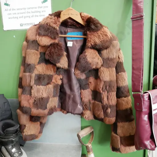 ladies fur coat