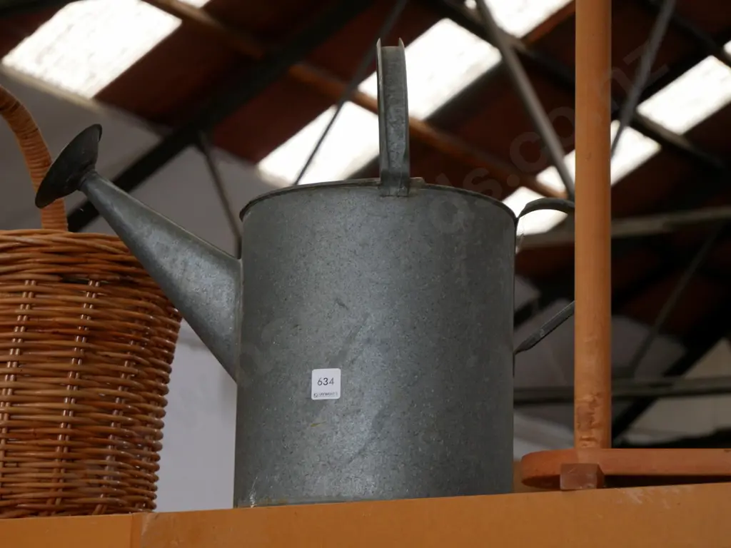 galvanised watering can Image 1++