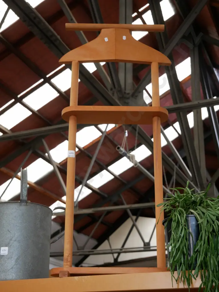 wooden valet stand Image 1++