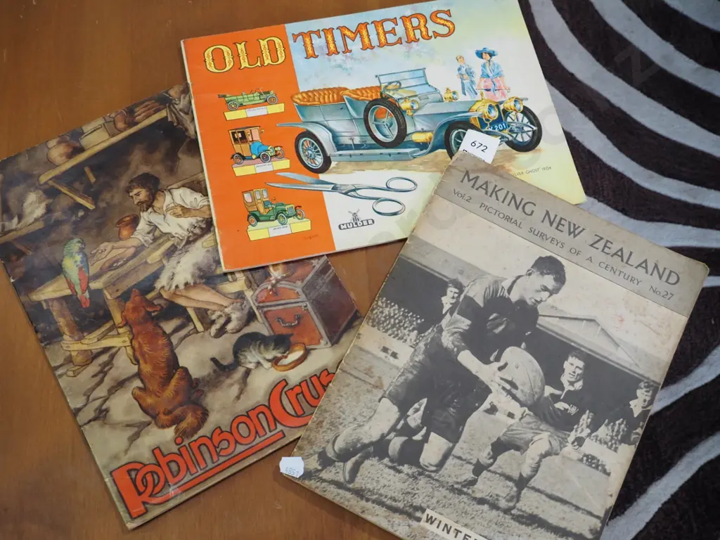 Making New Zealand, Old Timers and Robinson Crusoe publications Image 1++