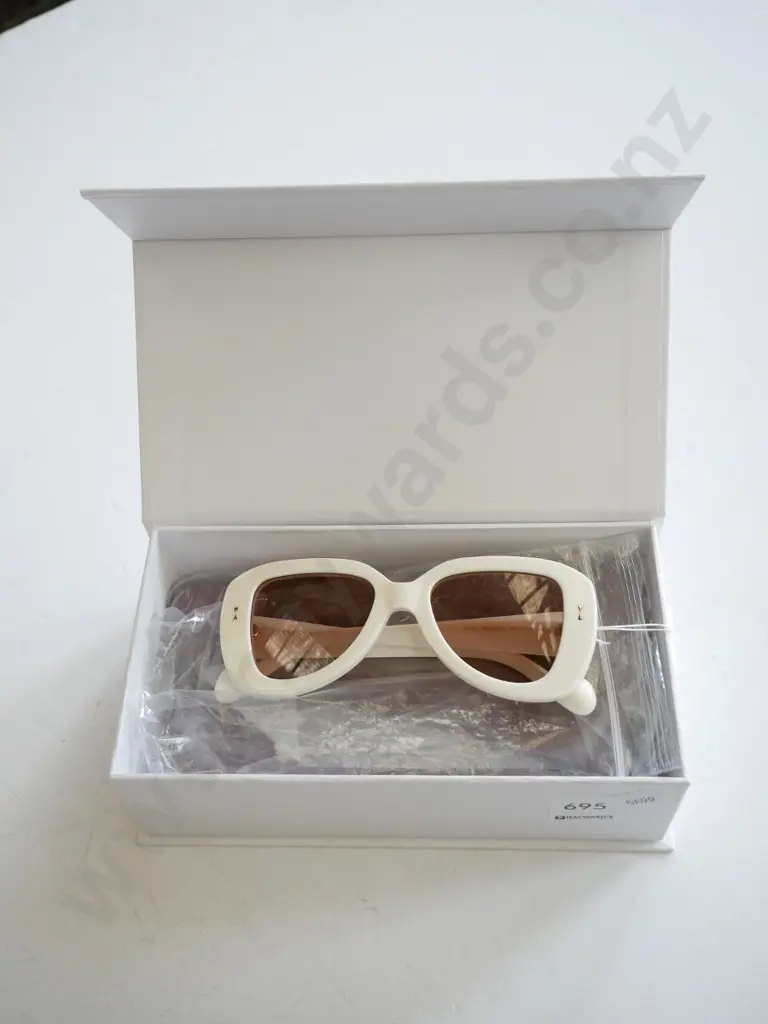 pair of designer sunglasses in case Image 1++