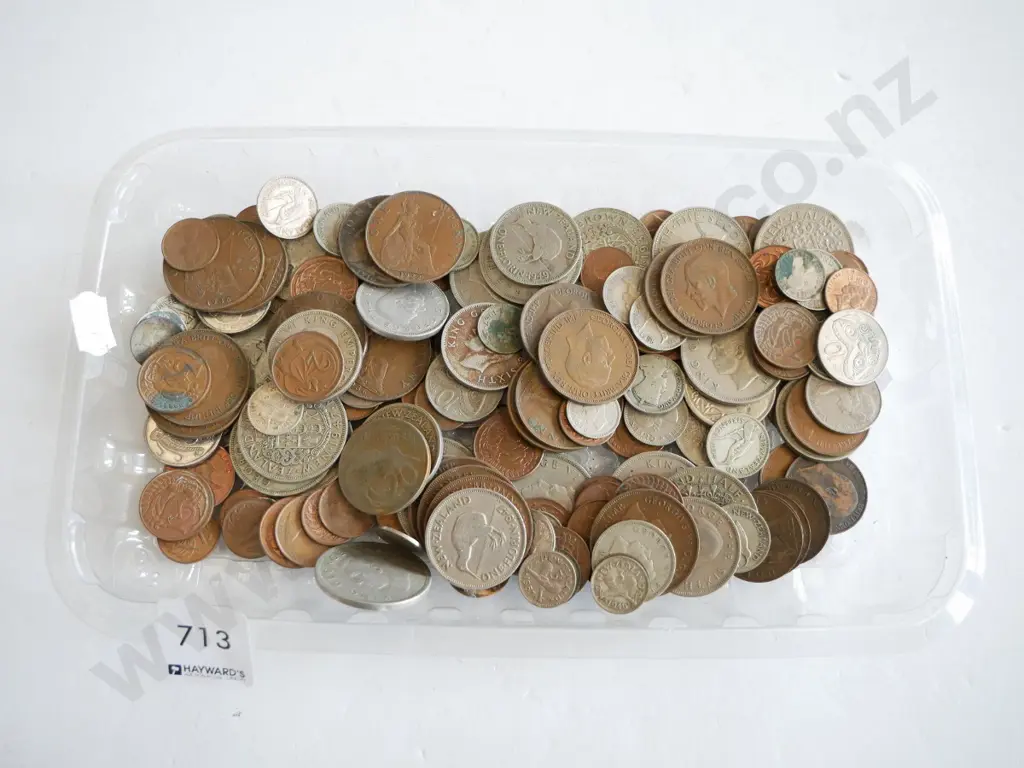 plastic tray of coins Image 1++