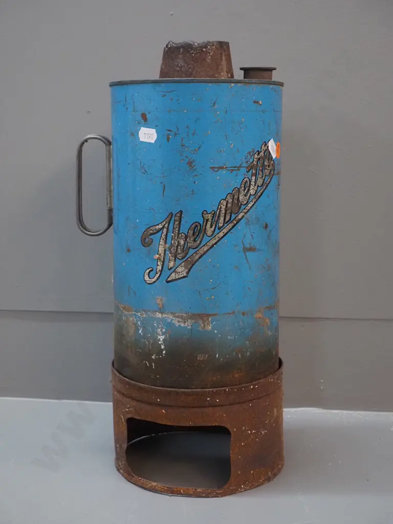 vintage Thermette - some dents, corrosion and paint wear, missing stopper H-390 Image 1++