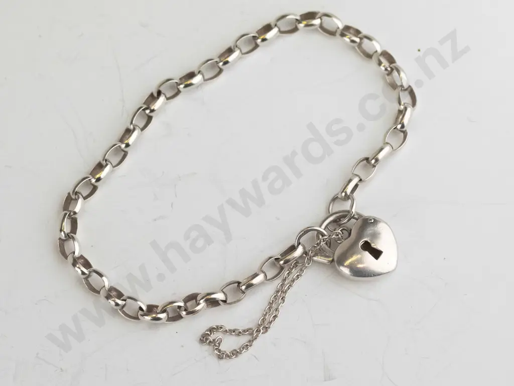 silver bracelet, no mark Image 1++