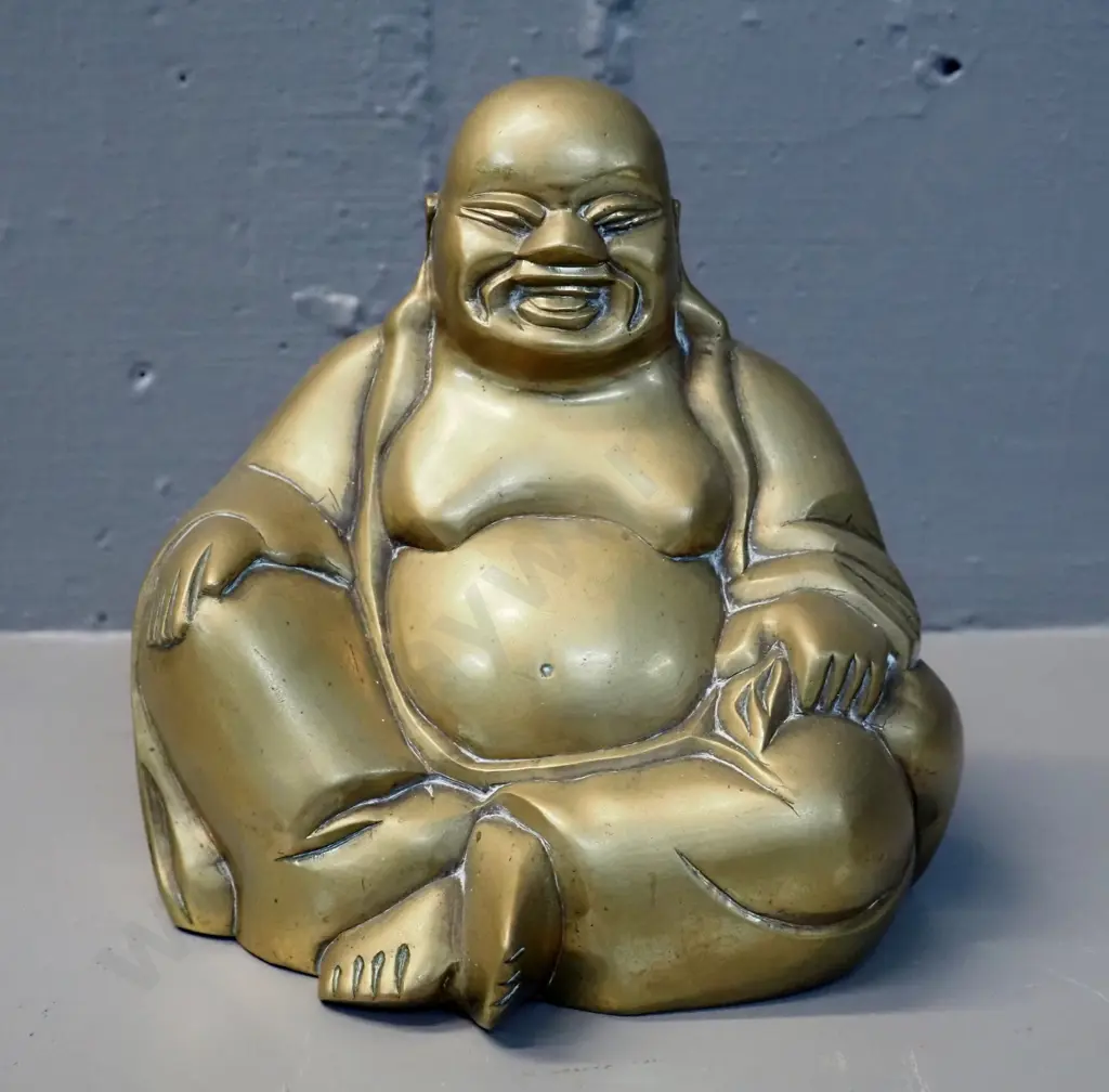 hollow cast brass sitting Buddha figure H-160 W-160 Image 1++