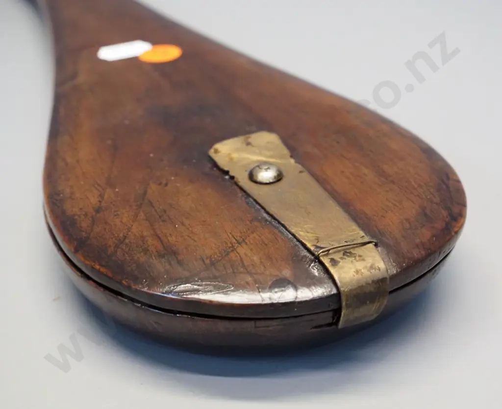 vintage wood-cased brass and bone opium scales - case is L-400 Image 1++