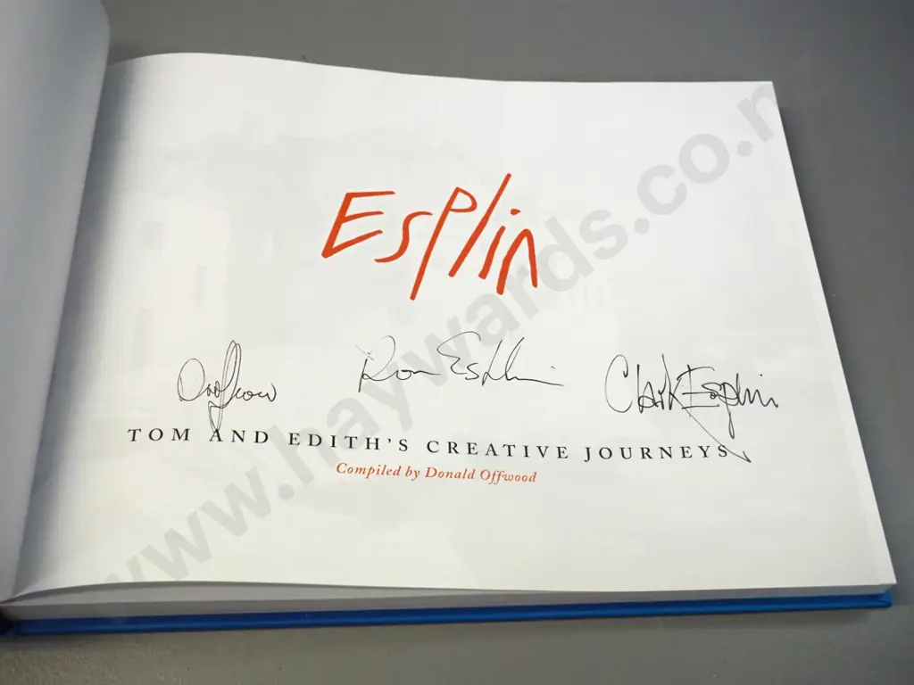 Tom Esplin art book - Tom & Edith's Creative Journeys, pub. 2007 by Ron & Clark Esplin, compiled Donald Offwood, signed Image 1++