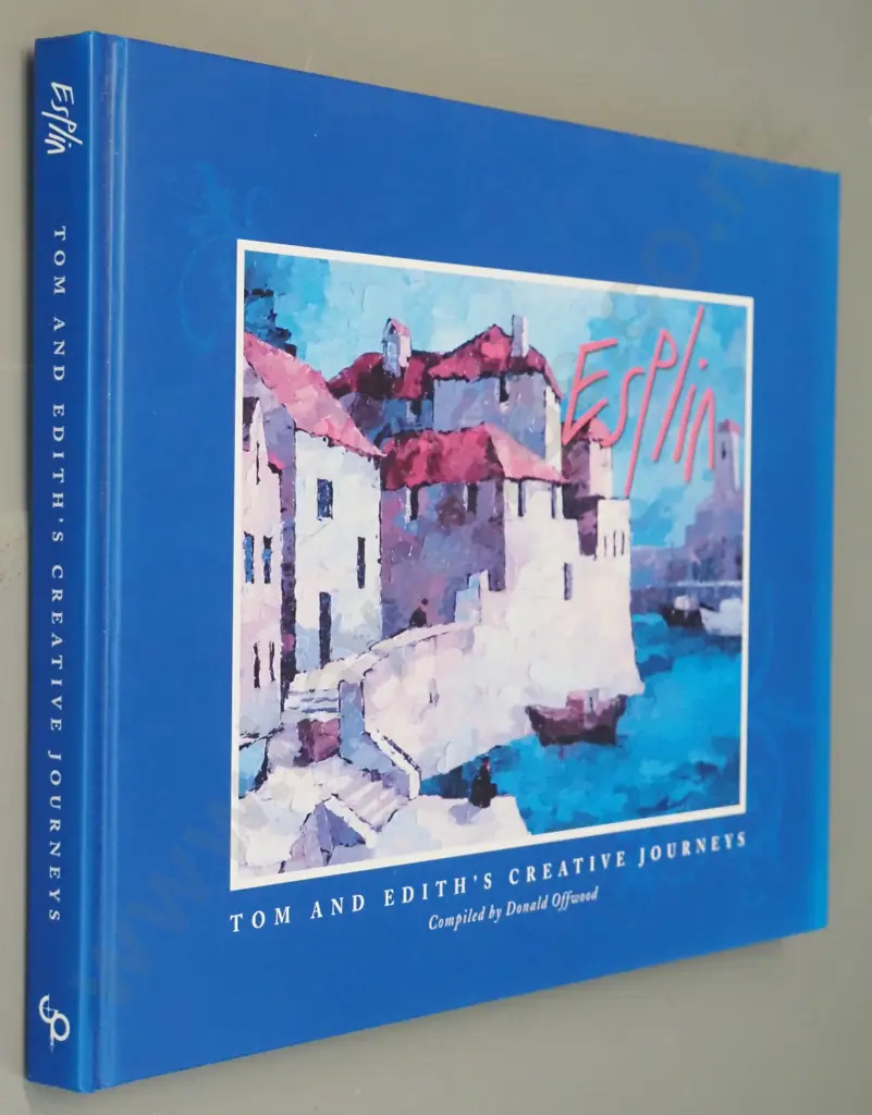 Tom Esplin art book - Tom & Edith's Creative Journeys, pub. 2007 by Ron & Clark Esplin, compiled Donald Offwood, signed Image 1++