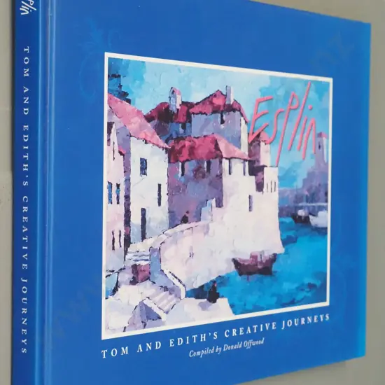 Tom Esplin art book - Tom & Edith's Creative Journeys, pub. 2007 by Ron & Clark Esplin, compiled Donald Offwood, signed
