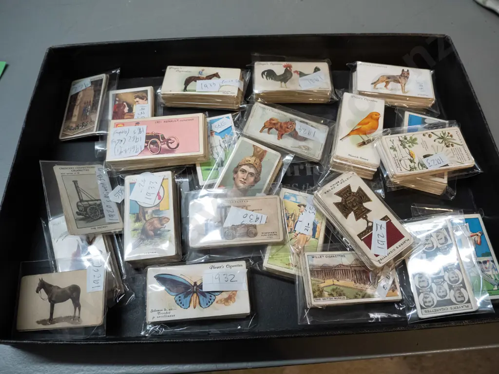 assorted cigarette collector cards, packaged into part sets - most are John Player, also Park Drive, Wills, Shell, etc Image 1++