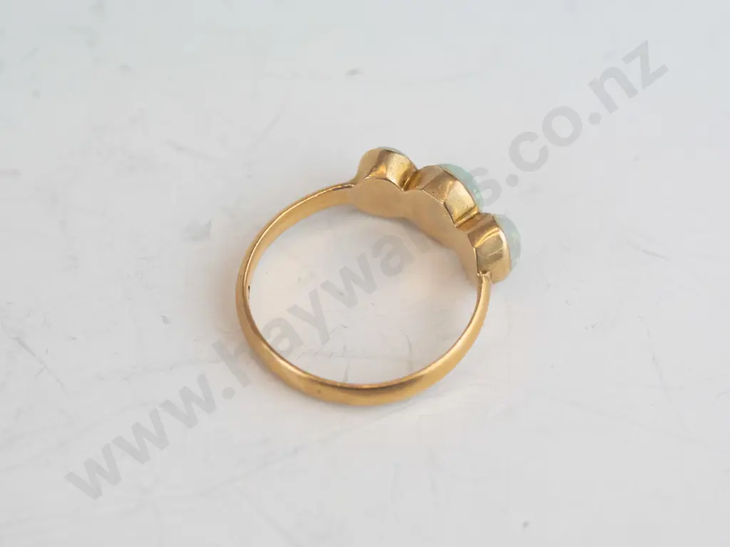 3 opal ring, 22ct EHM Image 1++