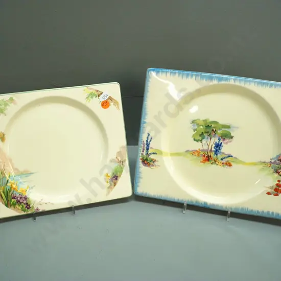 2 Royal Staffordshire Biarritz rectangular plates, larger is W-210 L-270