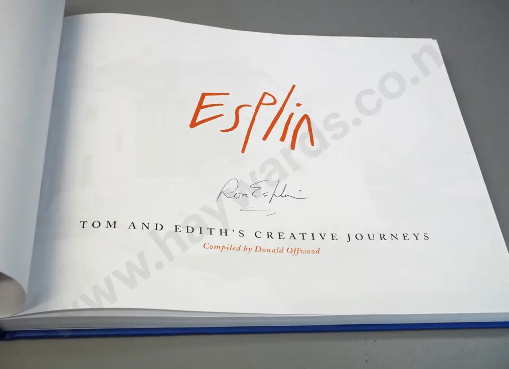 Tom Esplin art book - Tom & Edith's Creative Journeys, pub. 2007 by Ron & Clark Esplin, compiled Donald Offwood, signed Image 1++