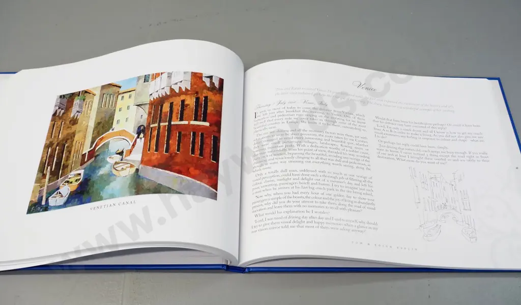 Tom Esplin art book - Tom & Edith's Creative Journeys, pub. 2007 by Ron & Clark Esplin, compiled Donald Offwood, signed Image 1++