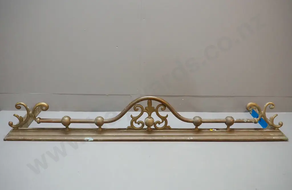 vintage brass fire surround H215 W1325 D305 Image 1++
