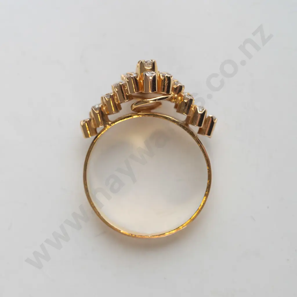 dress ring stamped 18kt Image 1++