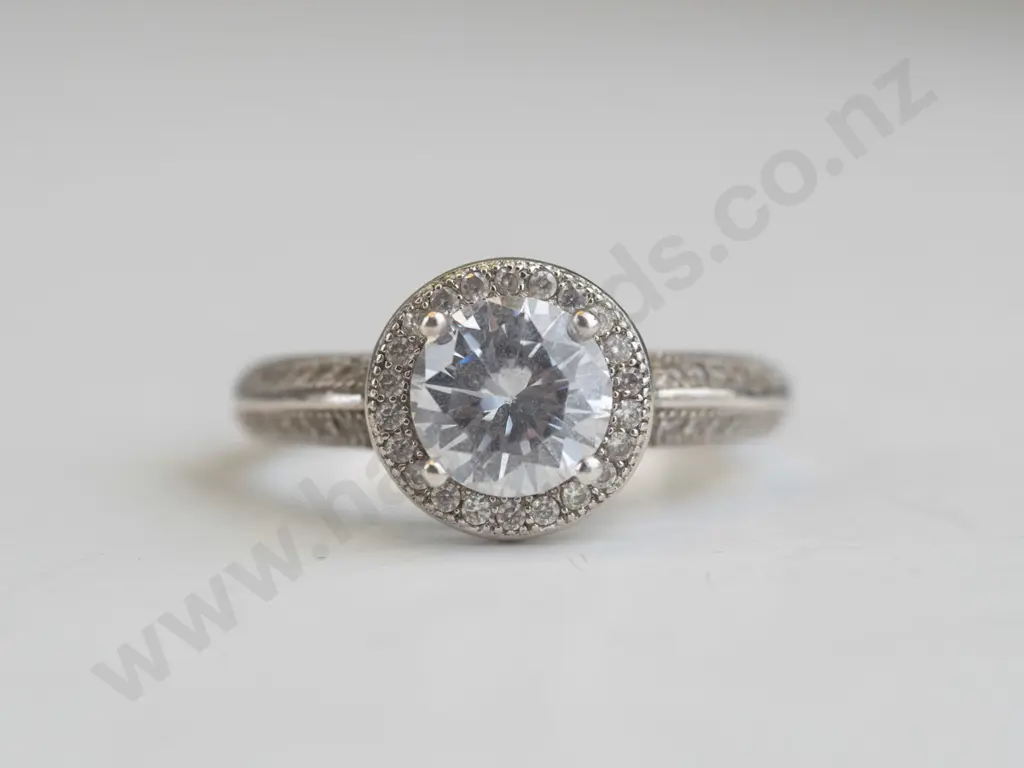 silver ring stamped 925 Image 1++
