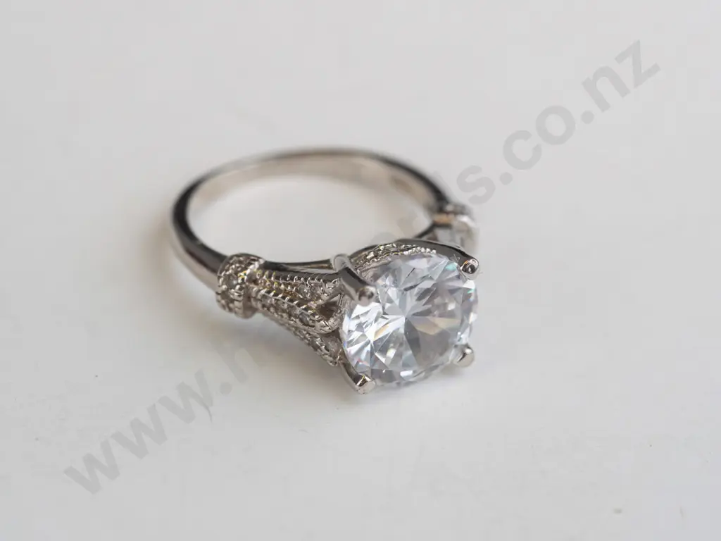 silver ring stamped 925 Image 1++