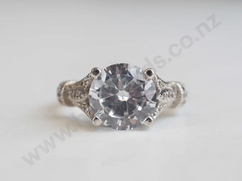 silver ring stamped 925 Image 1++