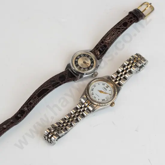 Oris Acapulco quartz wrist watch & Olympic Swiss wrist watch