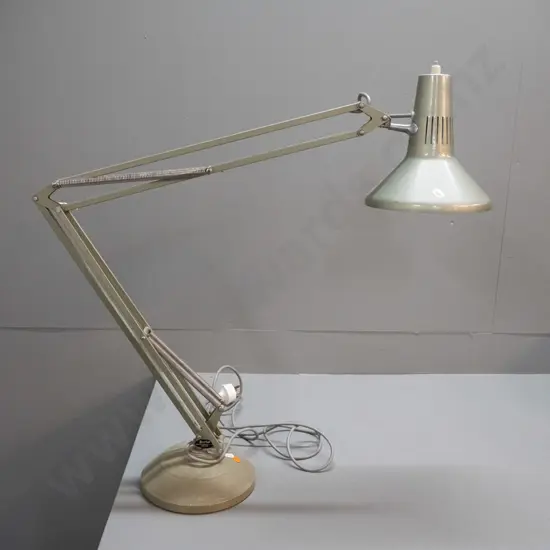 Superlux anglepoise lamp - minor paint rubbing - arm length L-500 Shade D-185