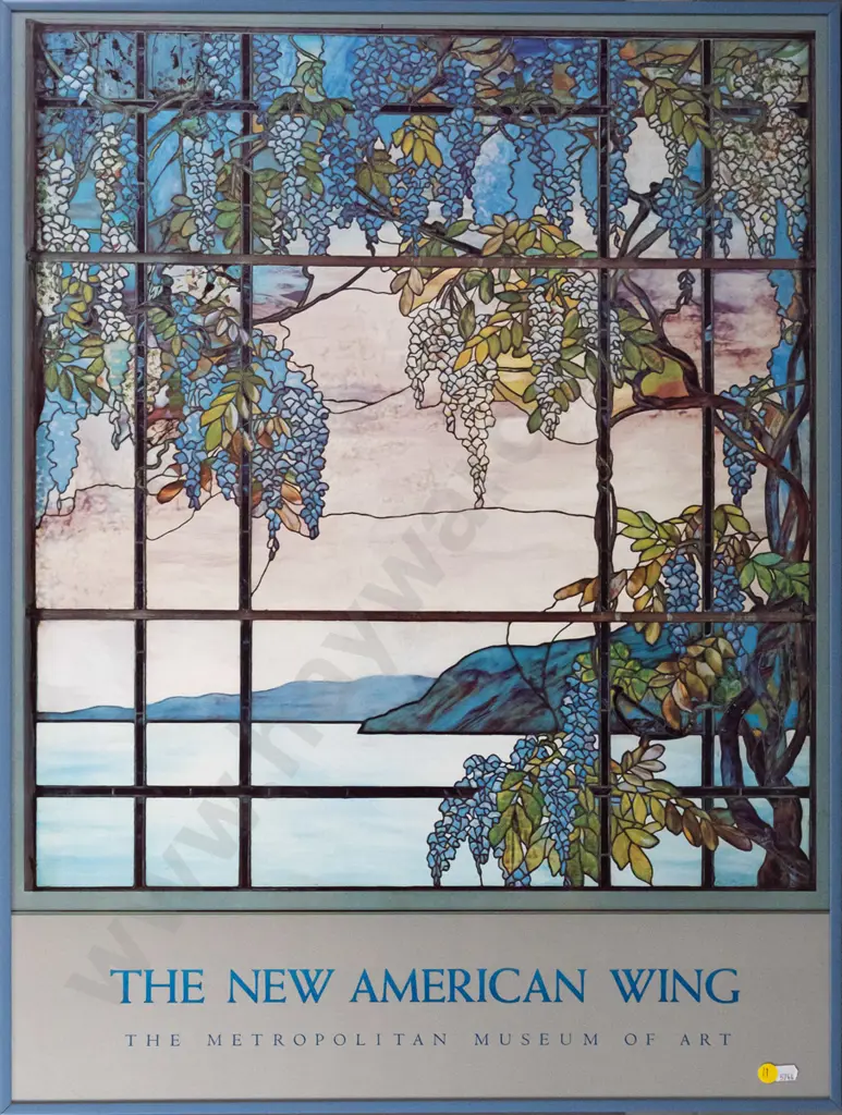 framed Metropolitan Museum of Art promotional poster H-790 W-600 Image 1++