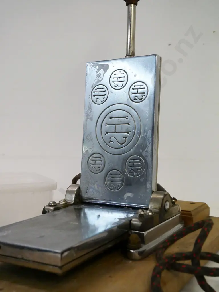 communion host making / cutting items and spare parts including EJ Dwyer Sydney electric host press, bread cutter etc. Image 1++