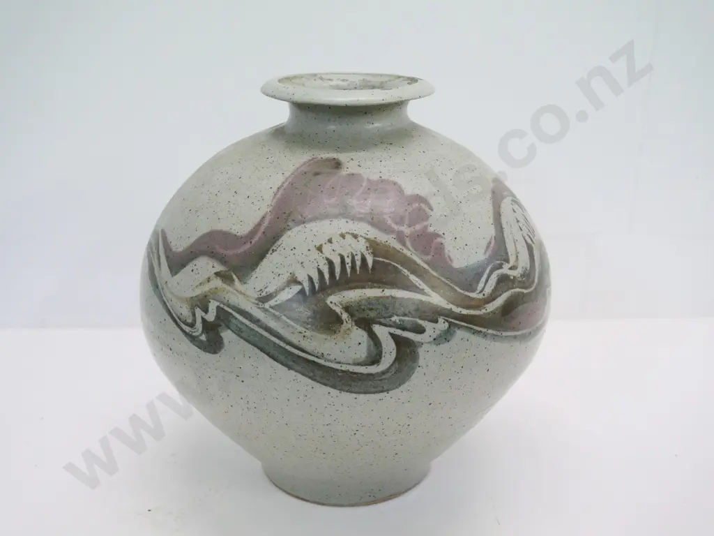 large studio pottery vase, MacMillan pottery - Nelson H-360 Diameter approx. 360 Image 1++