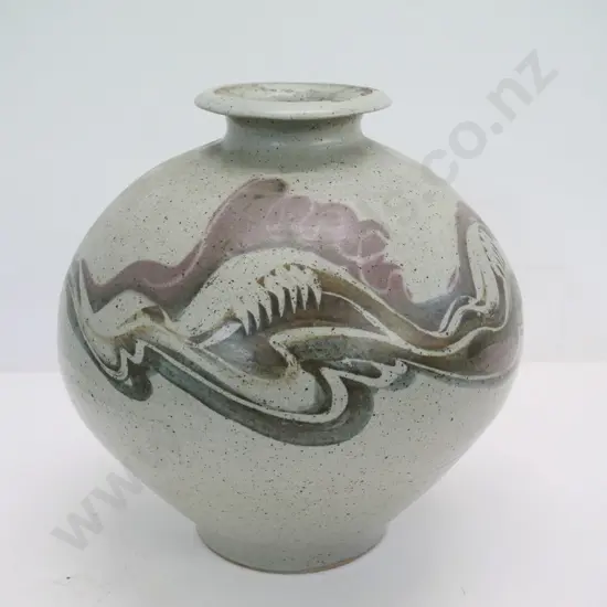 large studio pottery vase, MacMillan pottery - Nelson H-360 Diameter approx. 360