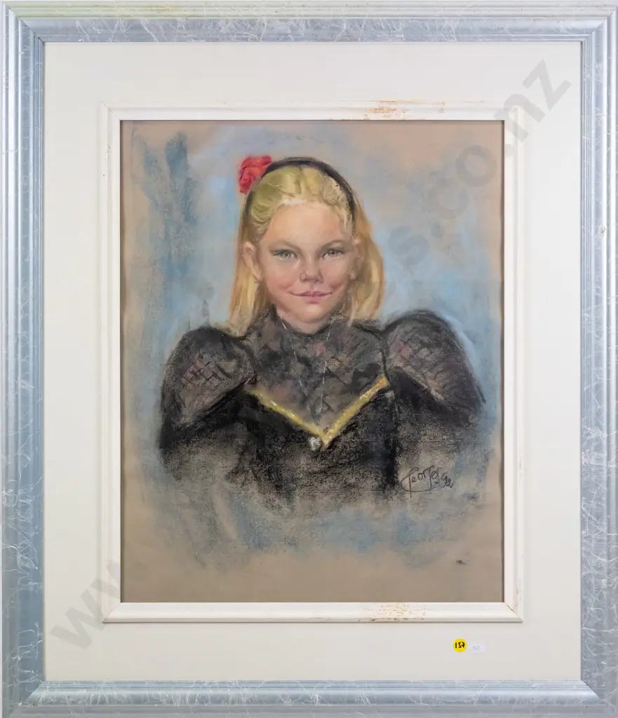 framed pastel - portrait H-500 W-390 Image 1++