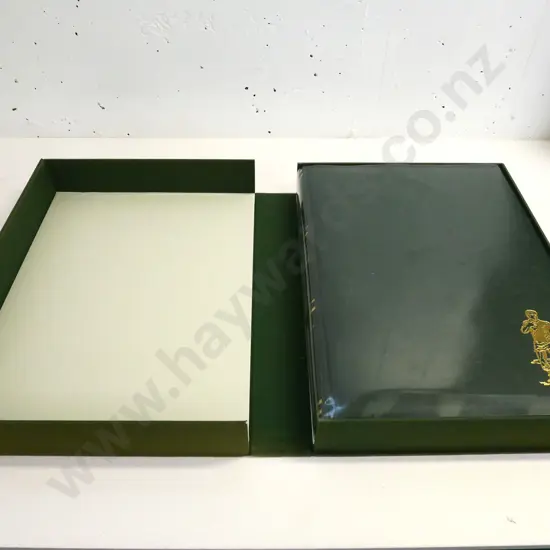 large cased book - The Visitors - International Rugby Teams in NZ - ltd. ed. of 1200, Moa Publishing 1990