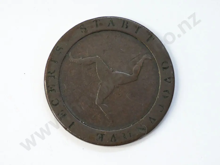 1813 King George III Isle of Man halfpenny coin Image 1++