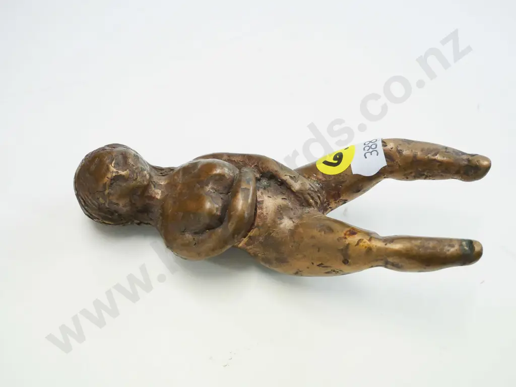 small cast bronze nude female figure (not free-standing) L-130 Image 1++