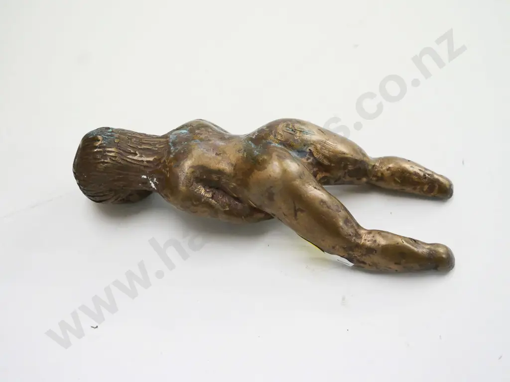 small cast bronze nude female figure (not free-standing) L-130 Image 1++