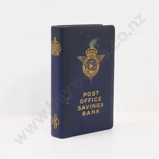 vintage New Zealand post office savings bank money box - 120 x 75