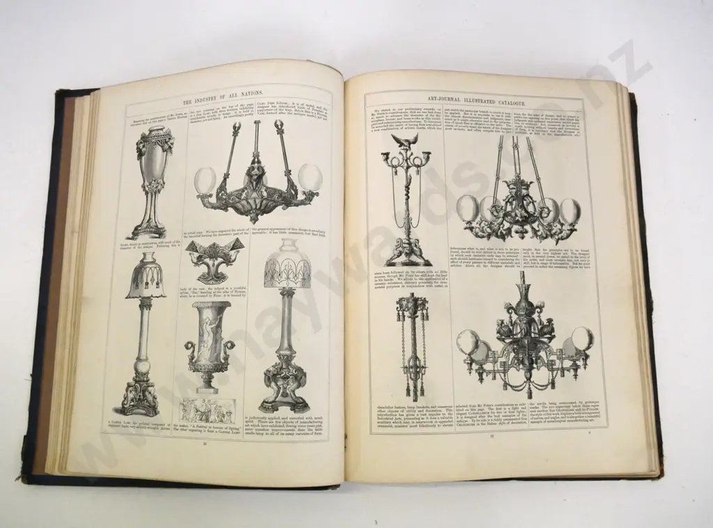 Art Journal Illustrated Catalog of the Industry of All Nations (1851 Great Exhibition) Wear to cover & binding Image 1++