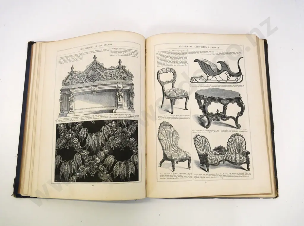 Art Journal Illustrated Catalog of the Industry of All Nations (1851 Great Exhibition) Wear to cover & binding Image 1++