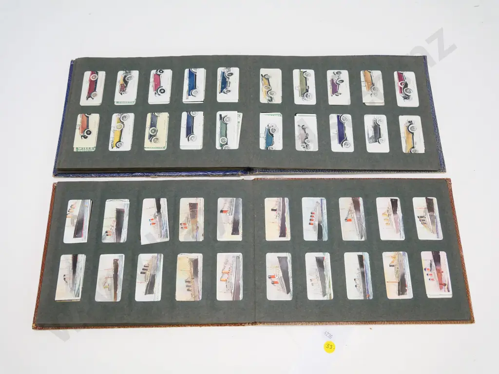 two Three Castles collector card albums full of cigarette cards Image 1++