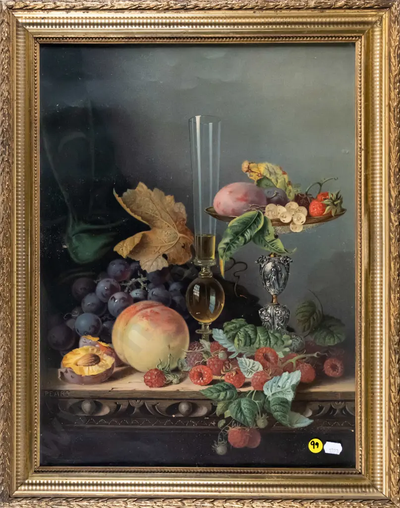 gilt framed print - still life H-420 W-320 Image 1++