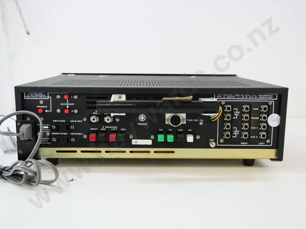 retro Nikko STA 8010 stereo receiver - noted as working Image 1++